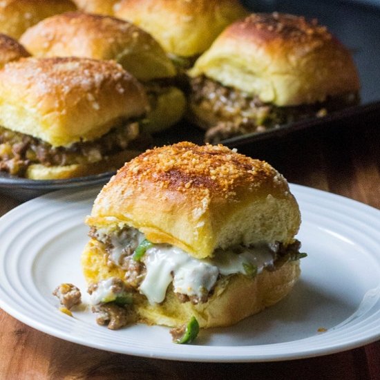 Philly Cheesesteak Sloppy Joe Slide