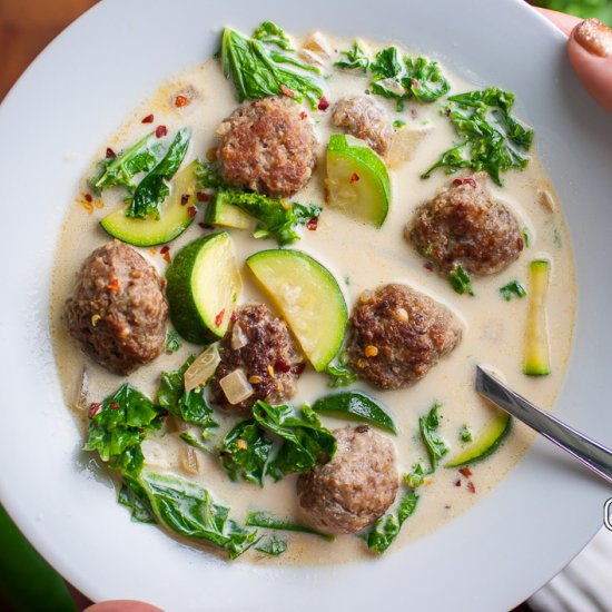 Low Carb Italian Wedding Soup