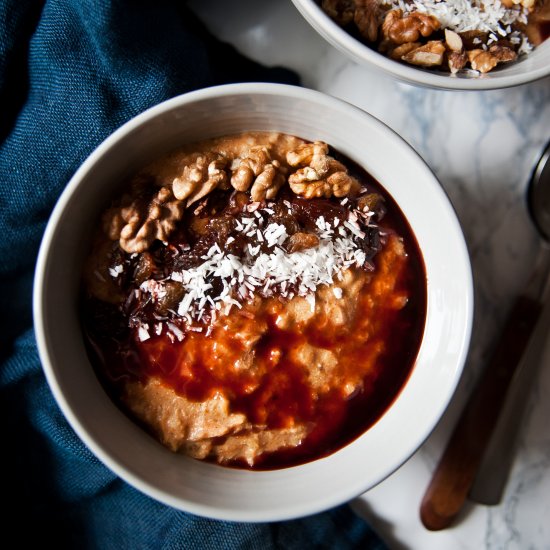 Carrot cake porridge