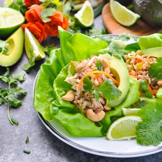 Asian Turkey Lettuce Wraps