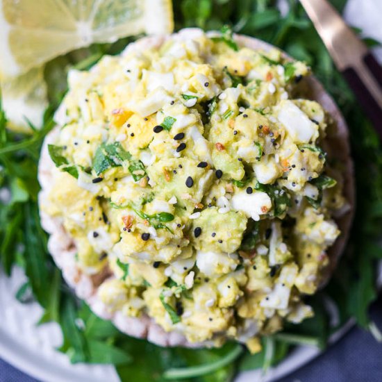 Pressure Cooker Avocado Egg Salad