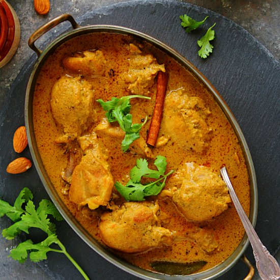 ALMOND YOGURT CHICKEN KORMA