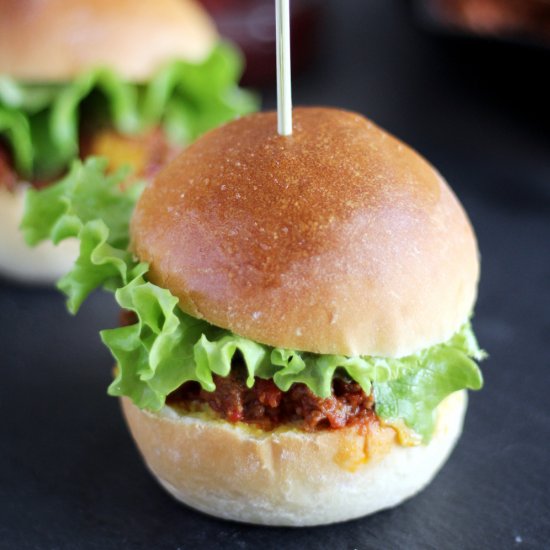 Homemade sloppy joes