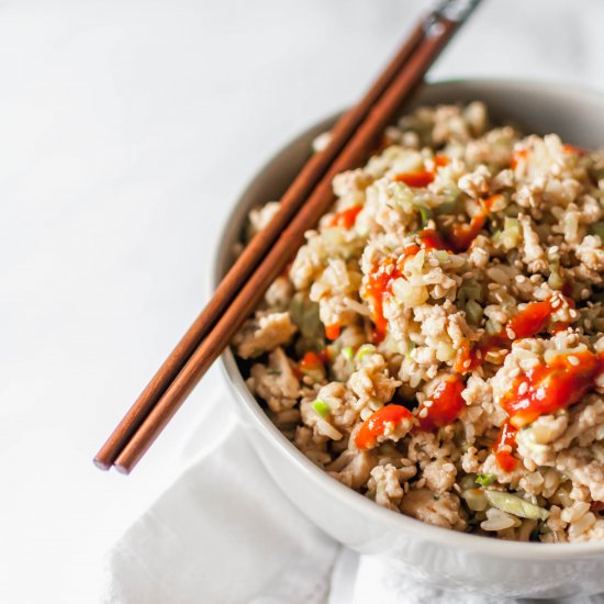 General Tso’s Chicken Rice Bowls