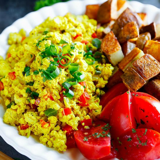 Garden Veggie Tofu Scramble