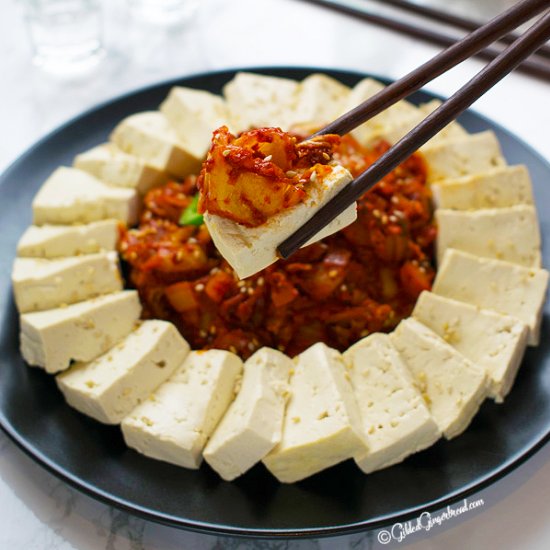 Korean Tofu Kimchi