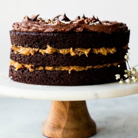 Upgraded German Chocolate Cake