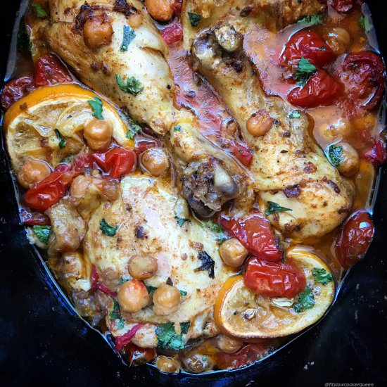 Slow Cooker Mediterranean Chicken