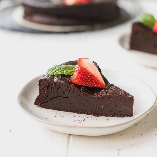 KETO FLOURLESS CHOCOLATE TORTE