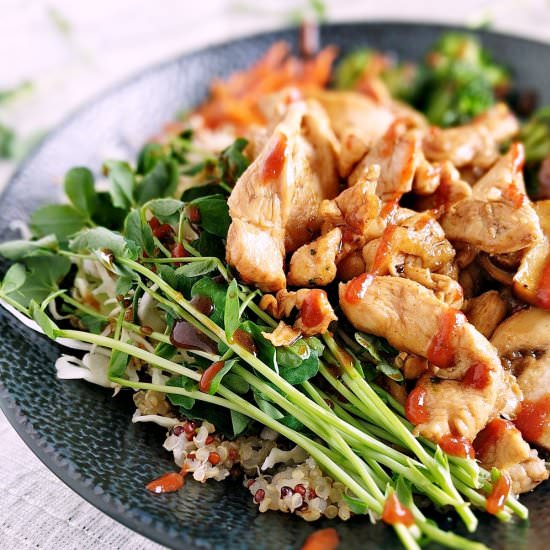 Teppanyaki Chicken Quinoa Bowl