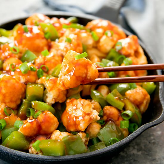 Sweet and Sour Cauliflower