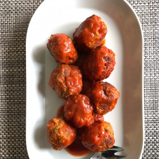 Veal Meatballs in a Simple Sauce