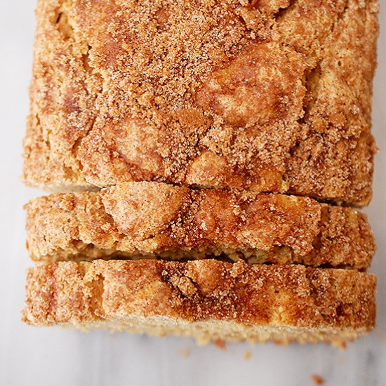 Whole wheat cinnamon sugar bread