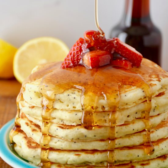 Lemon Poppyseed Pancakes