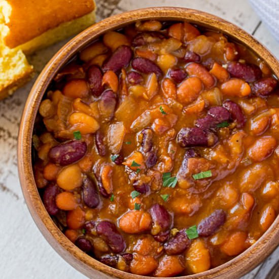 Instant Pot Brown Sugar Baked Beans