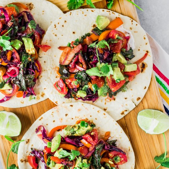 Simple Veggie Tacos