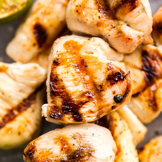 Margarita Chicken Skewers Recipe