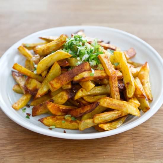 Baked Fries With Chili