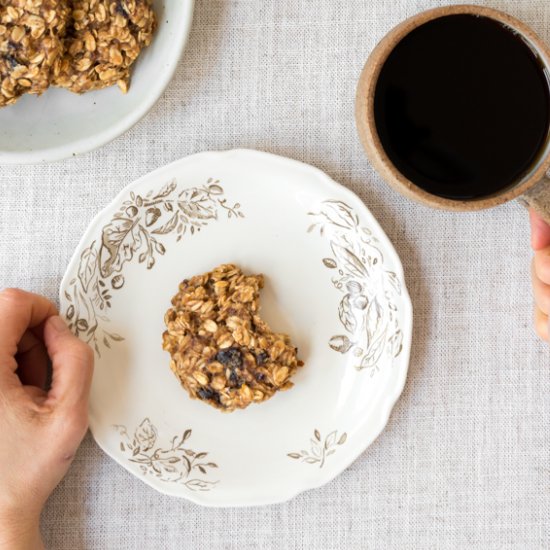 Banana Oatmeal Breakfast Cookies