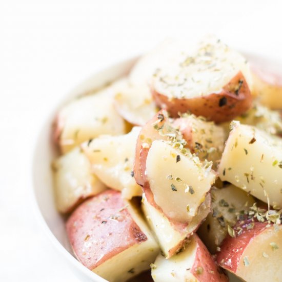 Instantpot Greek Lemon Potatoes