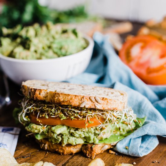 Tuna Avocado Sandwich