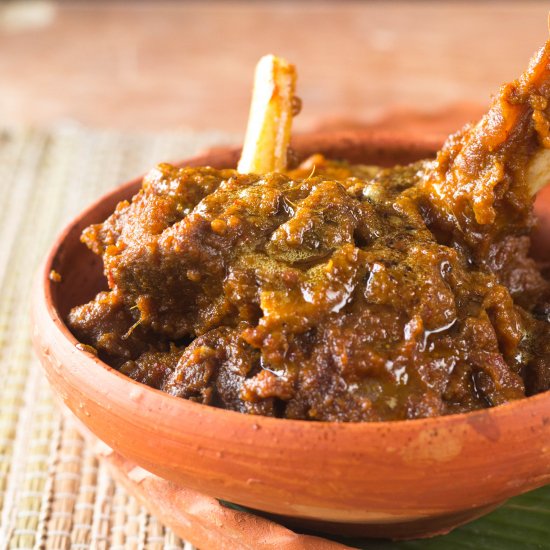 Bengali style kolkata kosha mangsho