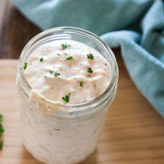 HOMEMADE THOUSAND ISLAND DRESSING