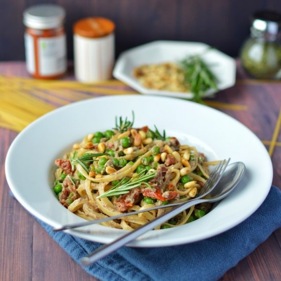 Mushroom “Pesto” Linguine