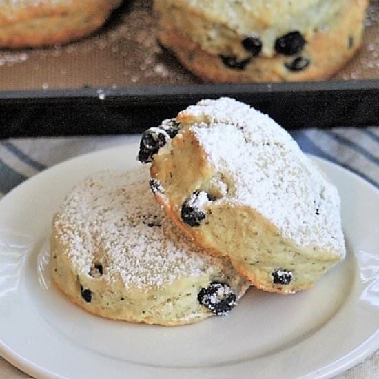 Blueberry Rosemary Sweet Biscuits