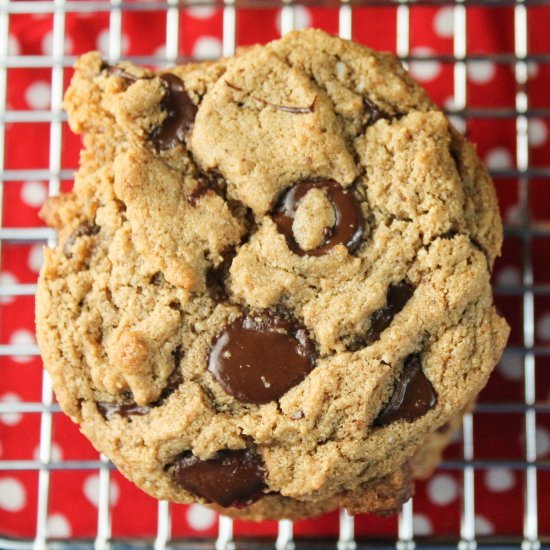 The BEST Paleo Chocolate Chip Cookie