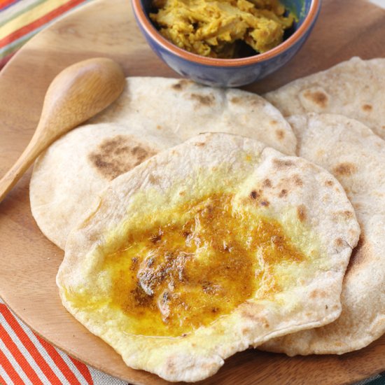 Flatbread with Spiced Butter