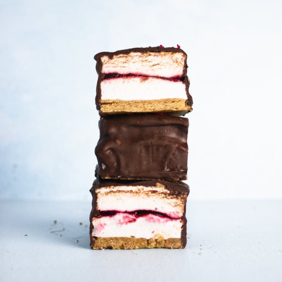 Raspberry S’more Bars