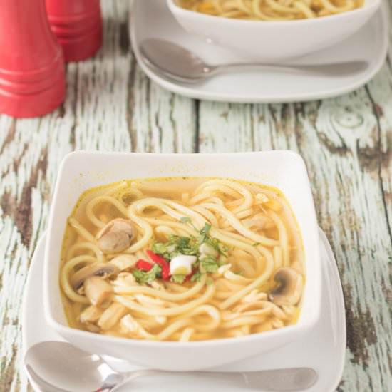 Spicy Chicken Noodle Soup