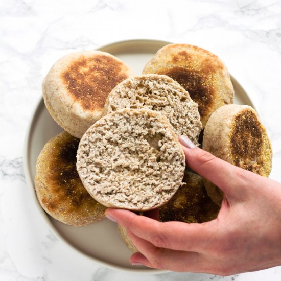 No Sugar Wholegrain English Muffins