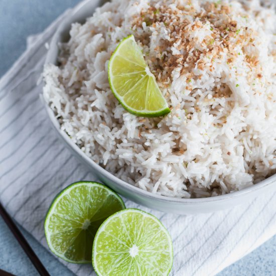 Instant Pot Coconut Lime Rice