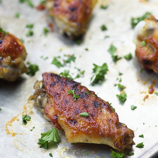 Slow Cooker BBQ Chicken Wings