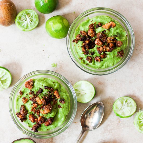 Paleo Avocado Key Lime Pudding