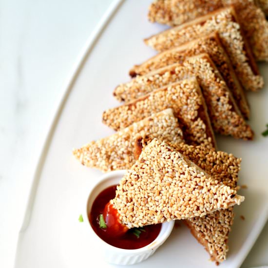 Sesame Prawn Toast