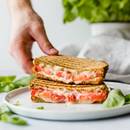 Grilled Tomato and Pesto Sandwich