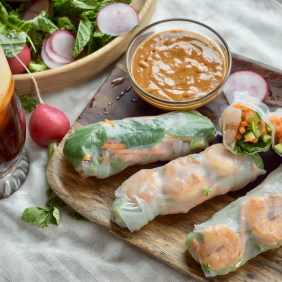 Vietnamese Fresh Spring Rolls