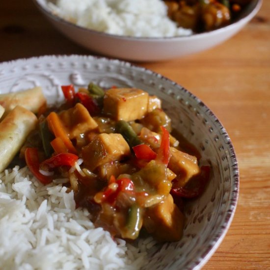 Sweet and Sour Tofu