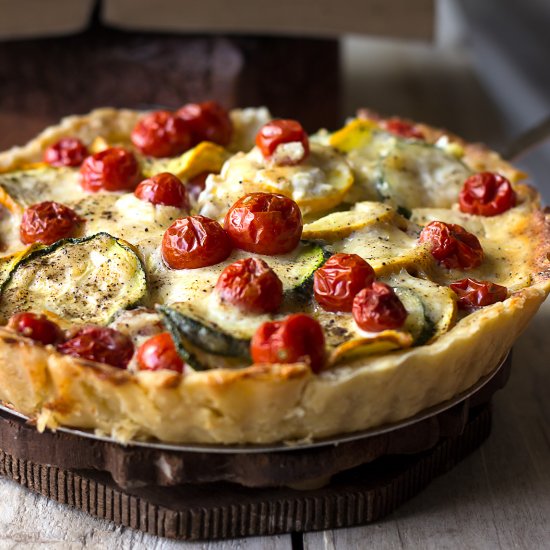 Tomato Zucchini Tart