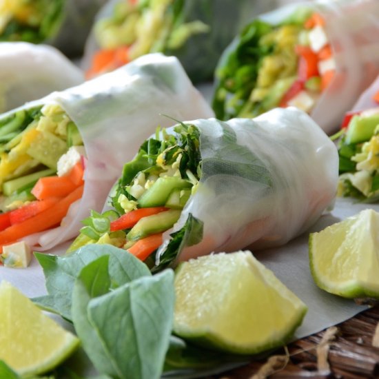 Vegetarian Salad Rolls