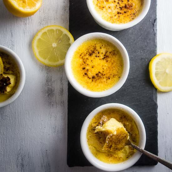 Meyer Lemon Creme Brulee