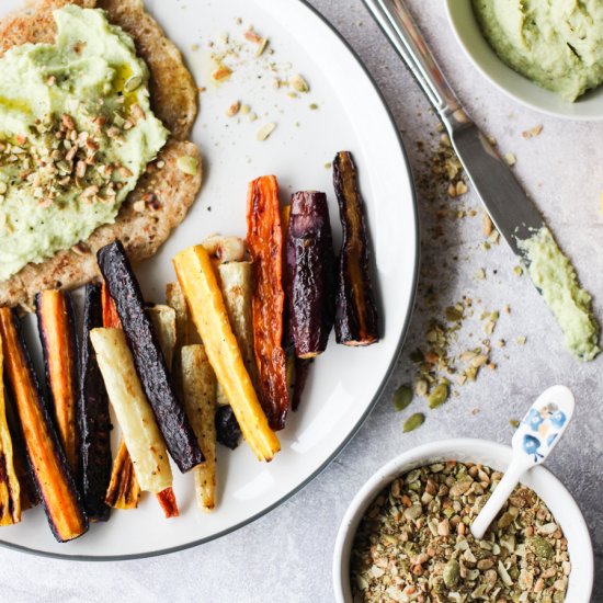 Avocado and Cauliflower Hummus