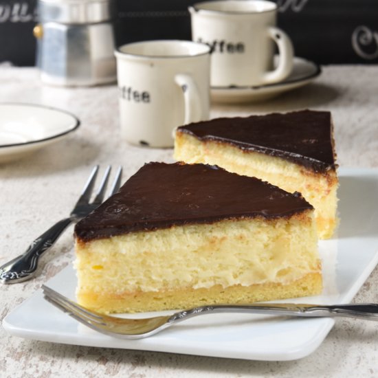 Boston cream pie cheesecake