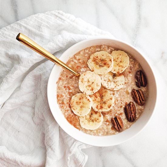 Banana Bread Overnight Oats