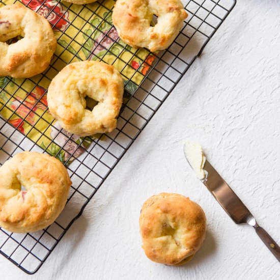 Keto Bacon Bagels