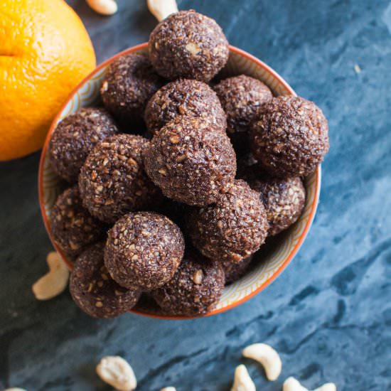 Chocolate Orange Energy Balls