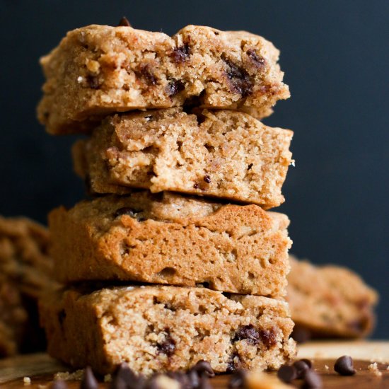 Vegan Chocolate Chip Cookie Bars